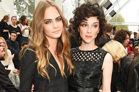 cara delevingne st vincent burberry|7 Times Cara Delevingne And St Vincent Were Adorable at .